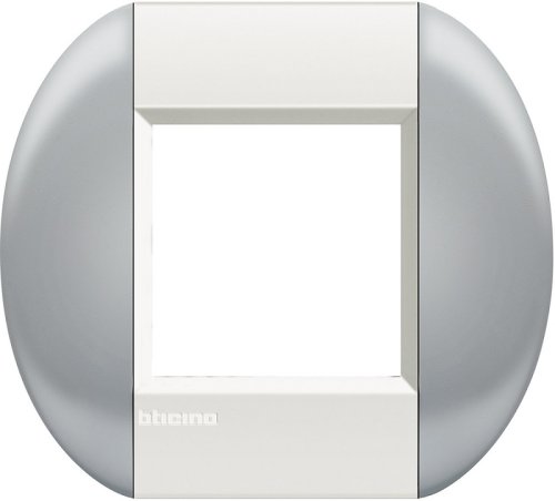 Рамка овальная Legrand BTicino LivingLight 2 мод Небесный  картинка